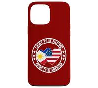 Lucky to Be Philipino Proud to Be Drapeau américain Humoristique Coque pour iPhone 13 Pro Max