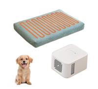 Lucky Tom Système de refroidissement pour lit pour animal de compagnie, coussin d'eau chaude et froide constant, pas de choc électrique ou de gel chimique nécessaire, lit lavable en machine, idéal
