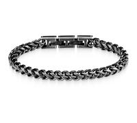LUCKY2+7 Bracelet pour homme en acier inoxydable avec fermoir déployant - Cadeau pour papa, grand-père, petit ami, mari, fils, frère