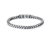 LUCKY2+7 Bracelet pour homme en acier inoxydable avec fermoir déployant - Cadeau pour papa, grand-père, petit ami, mari, fils, frère