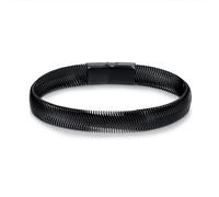 LUCKY2+7 Bracelets pour hommes - Bracelet en acier inoxydable avec fermoir magnétique et chaîne Franco