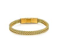 LUCKY2+7 Bracelets pour hommes - Bracelet en acier inoxydable avec fermoir magnétique et chaîne Franco