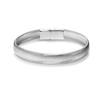 LUCKY2+7 Bracelets pour hommes - Bracelet en acier inoxydable avec fermoir magnétique et chaîne Franco