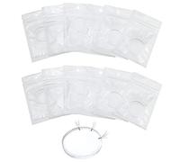 Luckycivia - Lot de 12 faux cils greffés en silicone pour débutants pour faciliter la floraison des cils volumineux