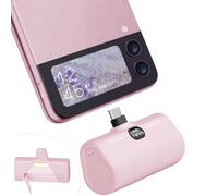 LUCKYDUO Mini Batterie Externe 5000mAh USB C Power Bank Charge Rapide 15W Ultra-Compact Power Bank Petit Chargeur Portable