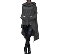 LuckyGGT Sweat-Shirt à Capuche Long à Manches Longues Automne Hiver Vêtements pour Femmes Patchwork Couleur Unie Dix Couleurs Huit Tailles