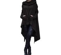 LuckyGGT Sweat-Shirt à Capuche Long à Manches Longues Automne Hiver Vêtements pour Femmes Patchwork Couleur Unie Dix Couleurs Huit Tailles