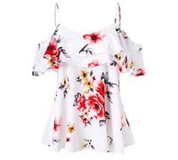 LuckyGirls Gilet Tops Femme, Grande Liquidation Grande Vente Femmes Boho Imprimer Bretelles sans Manches Mini Sling Vest Décontractées Débardeurs d'été - Maxi 2XL