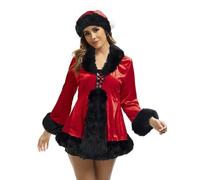 LUCKYHHM Costume D'elfe For Femme, Déguisement De Noël Coquin For Adultes Et Filles, Tenues De Chasseuses D'anime, Costumes D'Halloween, Cosplay For Fête D'anniversaire(B,M)