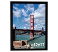 LUCKYLIFE 1 cadre photo 30,5 x 43,2 cm, noir à fixer au mur, 1 pièce