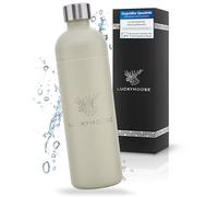Luckymoose Infinity Bouteille en Inox machine a gazeifier l'eau 1,25L sand - Compatible avec la série LM Infinity, Aarke Carbonator 3 et Brita SodaOne - Écologique & incassable