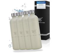 Luckymoose Infinity Lot de 4 Bouteilles en Inox machine a gazeifier l'eau 1,25L sand - Compatibles avec la série LM Infinity, Aarke Carbonator 3 et Brita SodaOne - Écologique & incassable