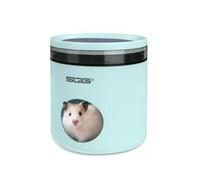 LuckyOpt Niche pour hamster creuse pour le repos à l'ombre, nid frais pour petits hamsters, rats de sable et ours dorés (bleu)