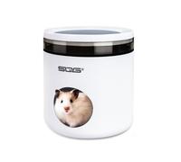 LuckyOpt Niche pour hamster creuse pour se reposer à l'ombre, nid frais pour petits hamsters, rats de sable et ours dorés (blanc)