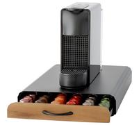 LUCKYSENSE Porte-capsules de café pour 60 capsules Nespresso | Support de capsules avec tiroirs | Distributeur de capsules de café | Distributeur de capsules de café | Coffee Station | Noir