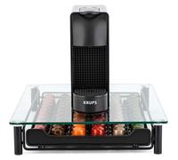 LUCKYSENSE Porte-capsules de café pour 60 capsules Nespresso | Support de capsules avec tiroirs | Distributeur de capsules de café | Distributeur de capsules de café | Coffee Station | Noir