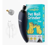 LuckyTail Meuleuse à Ongles pour Chien Chat Bleu Foncé