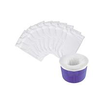 luckything Filtre Chaussette Piscine Skimmer, 1/10/20 Chaussettes Skimmer Piscine, Poche Filtrante Maille en Nylon, Pre-Filtre pour Skimmer,pour Paniers Et Skimmers 13x 22cm