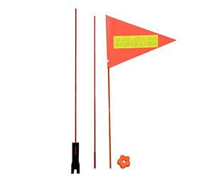 luckything Vélo, Drapeau Vélo pour Enfant, Fanion Sécurité pour Vélo, Poetryer Vélo Drapeau Vélo pour Enfant Tige en Fibre Verre avec Un Fanion, Longueur des Fanions 180 Cm