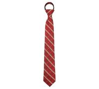 Luckyvestir Cravate d'école pour garçons et filles, 38,1 cm pré-nouée à carreaux avec fermeture éclair pour remise de diplôme (8 à 14 ans), A : rouge, 15 X 2.36"