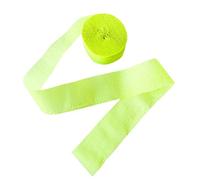 Luckywaqng 1 rouleau de papier crépon lumineux pour mariage, anniversaire, fête au néon, fête, bal de fin d'année, fête dansante (jaune, taille unique)