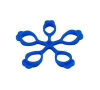 Luckywaqng Extracteur de doigt en forme de fleur en silicone à cinq doigts Anneau de traction pour fitness Exercice Bande étirement, f, taille unique