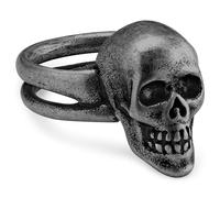 Lucleon by Trendhim Bague pour homme - Acier inoxydable 316L gris - Surface revêtue noire - Design danois - Forme de halo - Graphite, 67mm, Métal non précieux, Aucune pierre précieuse