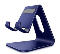 Lucrave Support de téléphone Portable Support Support de Bureau en Aluminium Compatible avec commutateur Tous Les Smartphones iPhone 15 14 13 Plus Mini Pro Max XS XR X SE 8 7 6 6s Plus SE