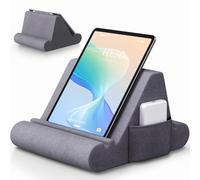 Lucrave Support pour tablette - Coussin doux pour les genoux - Support de tablette avec 3 angles de vue - Support pour stylet - Compatible avec iPad Pro 13, 10,5, 9,7 Air, Galaxy Tab