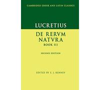 Lucretius: De Rerum Natura Book Iii