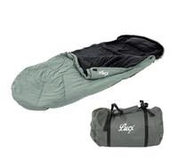 Lucx® Nightcat Sac de Couchage pour pêche à la Carpe et pêche de Nuit, Sac de pêche, Sac de Couchage de pêche, Sac de Couchage 5 Season Sleepingbag Vert Olive 28 x 28 x 52 cm