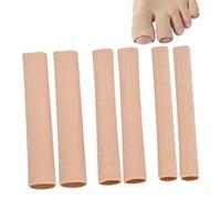 Lucxhcky Lot de 6 tubes d'orteils avec coussin en gel, embouts d'orteils et protecteurs d'orteils en silicone pour homme et femme (6)