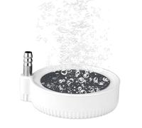 Lucxhcky Pierre à air d'aquarium en métal anti-chute de 5,1 cm pour pompes à oxygène, hydroponie, étangs (blanc)