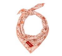 Lucy & Co. Doudoune réversible - Tenue d'hiver chaude et élégante pour petits chiens - Taille L - Motif floral rose pêche