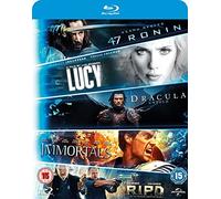 Lucy / Dracula Untold / 47 Ronin / Immortals / R.I.P.D Blu-Ray - BLU-RAY - G3z