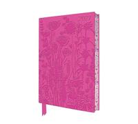 Lucy Innes Williams: Pink Garden House 2027 Artisan Art Vegan Leather Diary Planner - Page to View with Notes