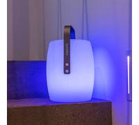 Lucy - Lampe Enceinte Bluetooth - Polyéthylène - Blanc