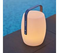 Lumisky Lanterne sans fil LUCY ROCK Poignée aluminium LED dimmable blanc chaud/blanc H31 cm