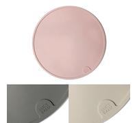 LucyBalu® Circle Tapis de gamelle Rond en Silicone I Rosé