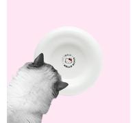 LucyBalu® Hello Kitty Drop Gamelle surélevée pour Chat I Blanc