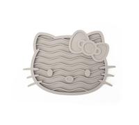 LucyBalu® Hello Kitty Zencat Tapis de léchage Silicone I Taupe