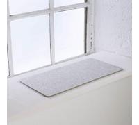 LucyBalu® Lit de Fenêtre pour Chat | Coussin en Feutre pour Chat | Tapis Auto Chauffant | Protection Fenêtre | Gris Clair