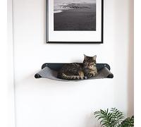 LucyBalu® Swing Hamac Mural pour Chat en Feutre Naturel I Anthracite