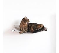 LucyBalu® Swing Hamac Mural pour Chat en Feutre Naturel I Blanc