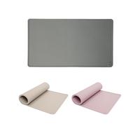 LucyBalu Tapis de gamelle carré en Silicone rectangulaire I Support pour gamelle et gamelle d'eau pour Chat I Convient à Un Usage Alimentaire I Anthracite