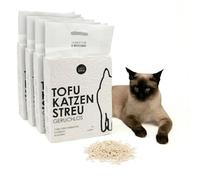 LucyBalu® Tofu Litière agglomérante pour Chat 24 litres I sans Odeur