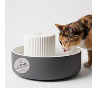 LucyBalu® Trevi Fontaine à Eau pour Chat en céramique I Anthracite