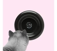 LucyBalu X Hello Kitty Drop gamelle pour Chat en Porcelaine | gamelle surélevée | gamelle d'eau pour Chat | gamelle en Porcelaine surélevée | gamelle d'eau pour Chat | gamelle Ergonomique | Noir
