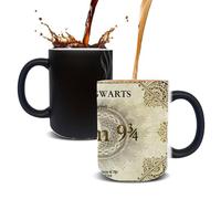 LUCYLANKER Tasse à Café Magique, Tasse en Céramique à Motif de Carte de Prédateur, Tasse à Changement de Couleur Réactive Thermique, Cadeau Personnalisé Pour Hommes, Femmes, Famille, 11 OZ (Couleur 8)