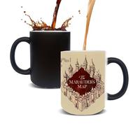 LUCYLANKER Tasse à Café Magique, Tasse en Céramique à Motif de Carte de Prédateur, Tasse à Changement de Couleur Réactive Thermique, Cadeau Personnalisé Pour Hommes, Femmes, Famille, 11 OZ (Couleur 7)